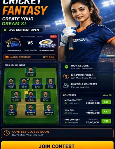 Bet777zone (bet 777 zone) fantasy cricket & matchday visual 3