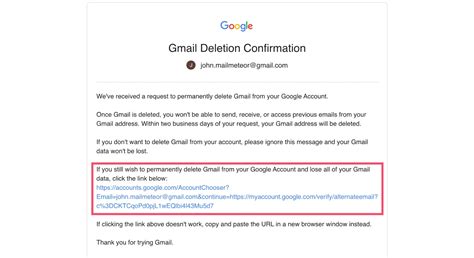 account deletion